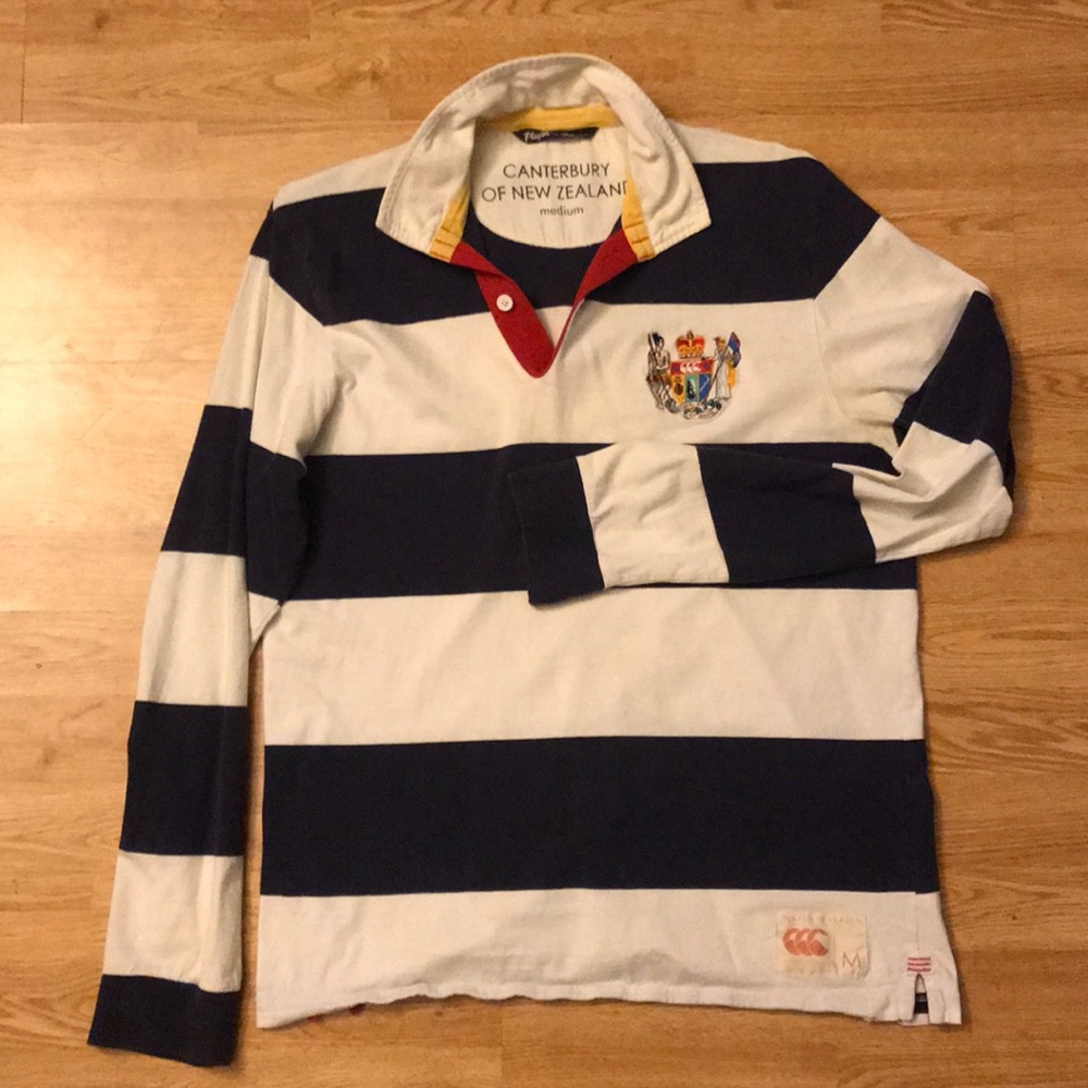 Canterbury of New Zealand Rugby Shirt Med
